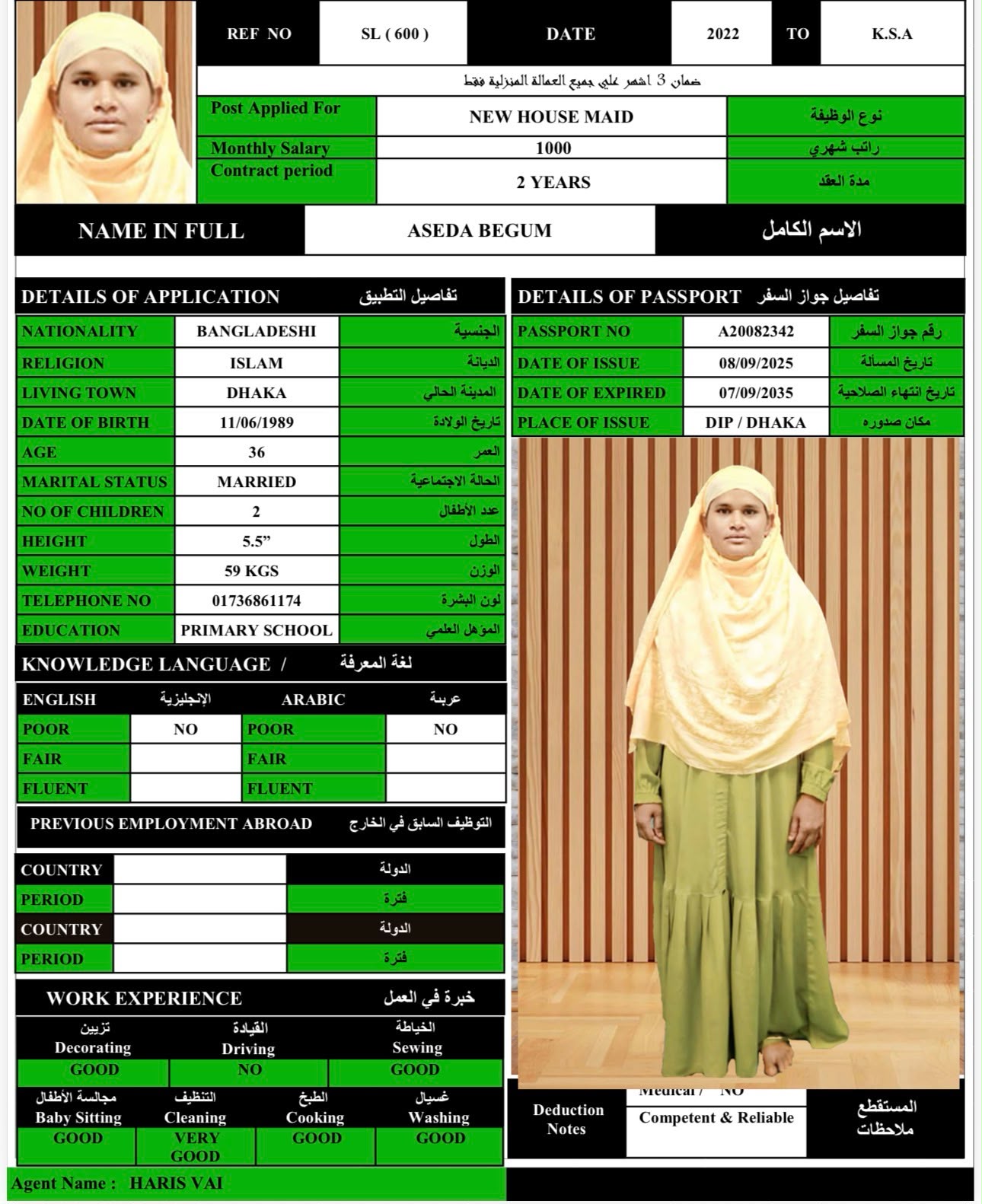 ASEDA BEGUM