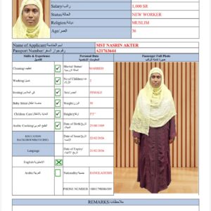 MST NASRIN AKTER