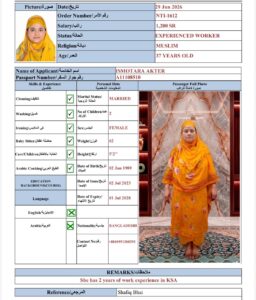 ISMOTARA AKTER