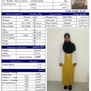 RABIYA MABRE ABATE