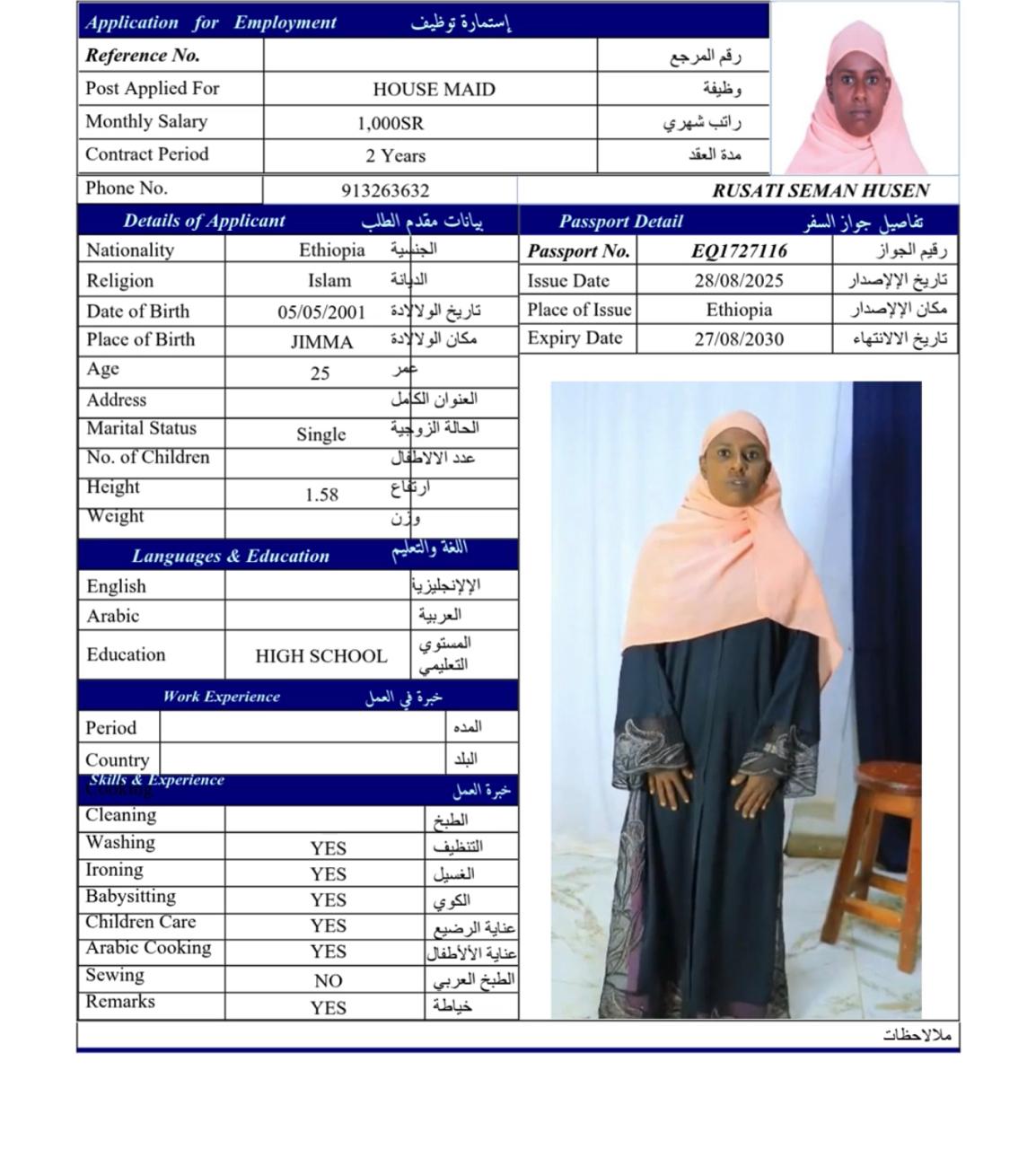 RUSATI SEMAN HUSEN
