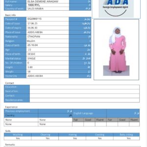 ELSA DEMEKE ARAGAW