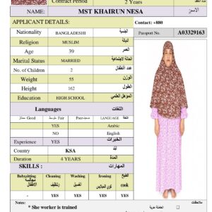 MST KHAIRUN NESA