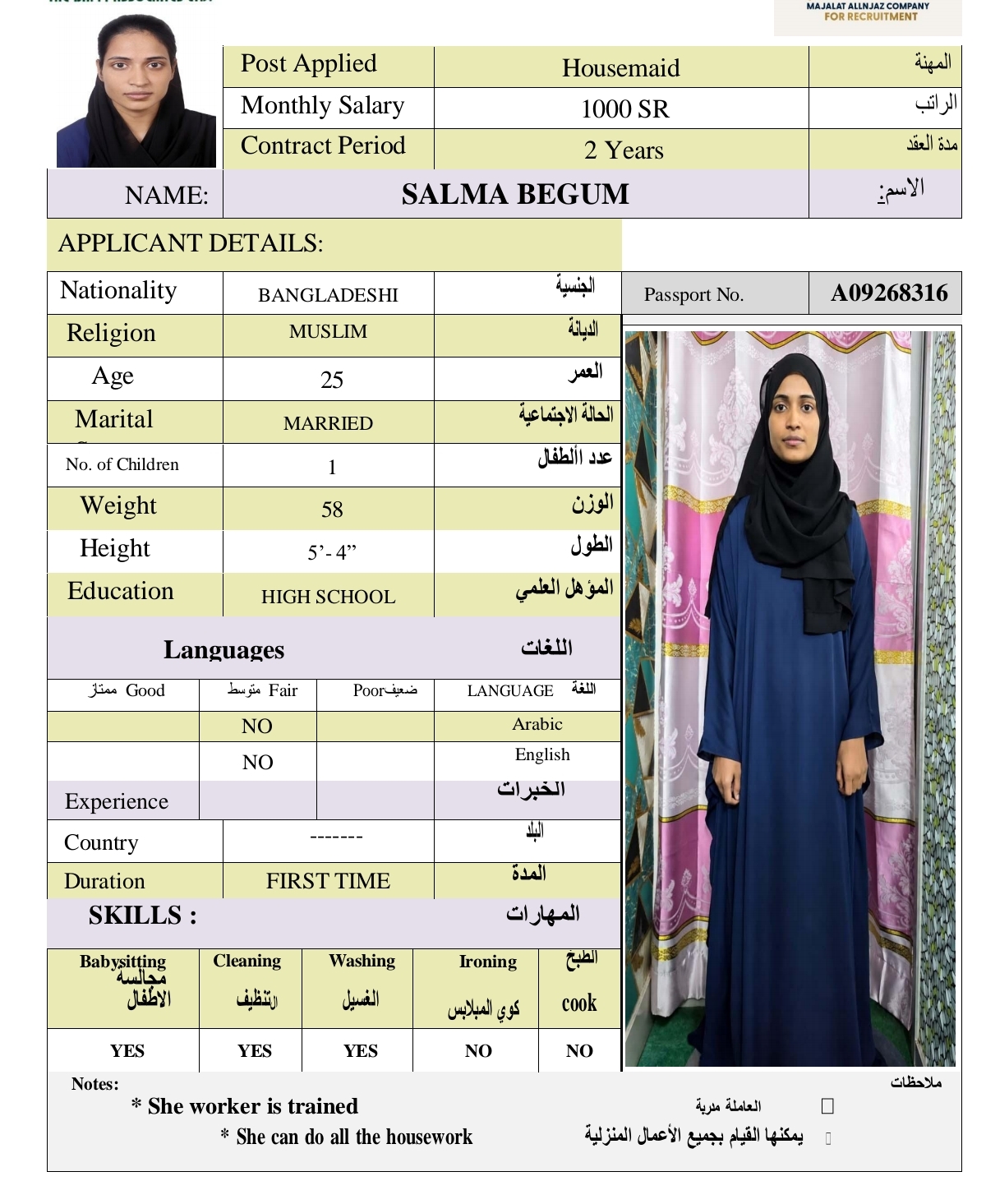 SALMA BEGUM